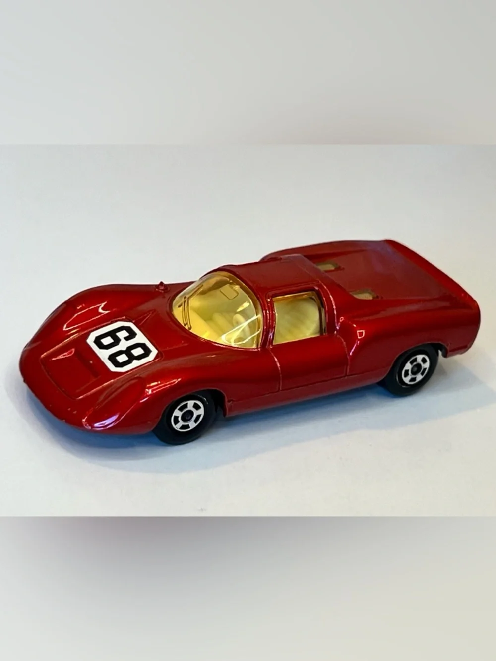 Vintage Matchbox Superfast No. 68 Porsche 910 Red Lesney England